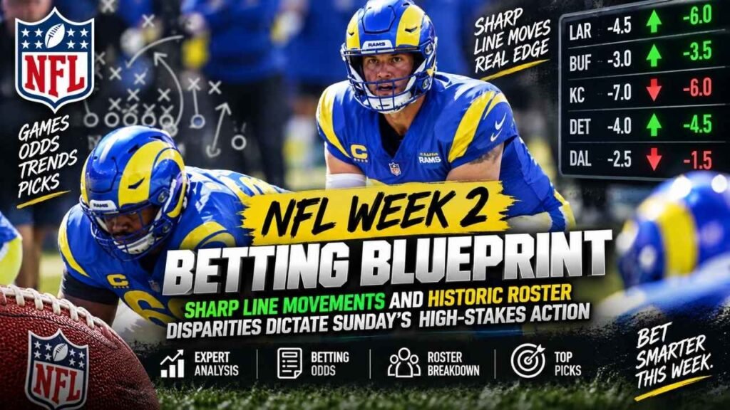 NFL Week 2 Betting Blueprint: Sharp Line Movements and Historic Roster Disparities Dictate Sunday’s High-Stakes Action