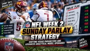 NFL Week 2 Sunday Parlay Strategy: Shifting Vegas Parameters and Advanced Analytical Model Upgrades 6 NFL Week 2 Sunday Parlay Strategy: Shifting Vegas Parameters and Advanced Analytical Model Upgrades